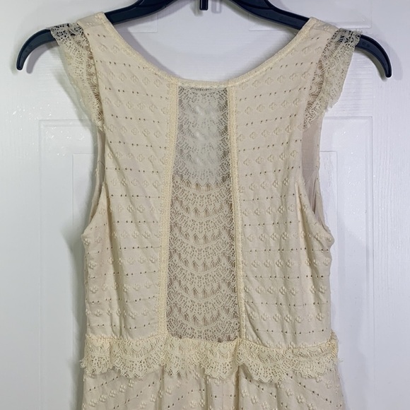 Free People - Short Cream Eyelet Dress XS - Picture 10 of 14